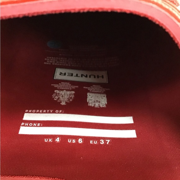 HUNTER Original High Gloss Waterproof Boot | Size 6 - Picture 6 of 9